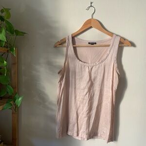 Massimo Dutti // Silk Sleeveless Tank Top in Blush